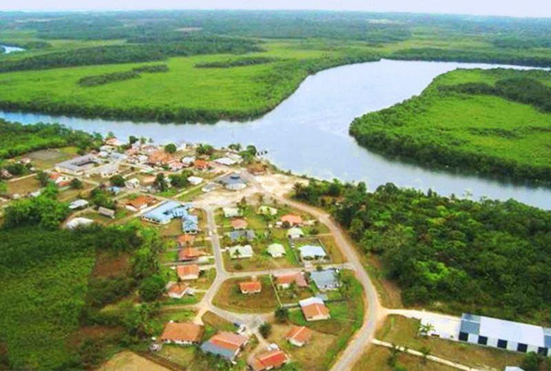 Montsinery Maitrise d'oeuvre urbaine en Guyane_le bourg de montsinery